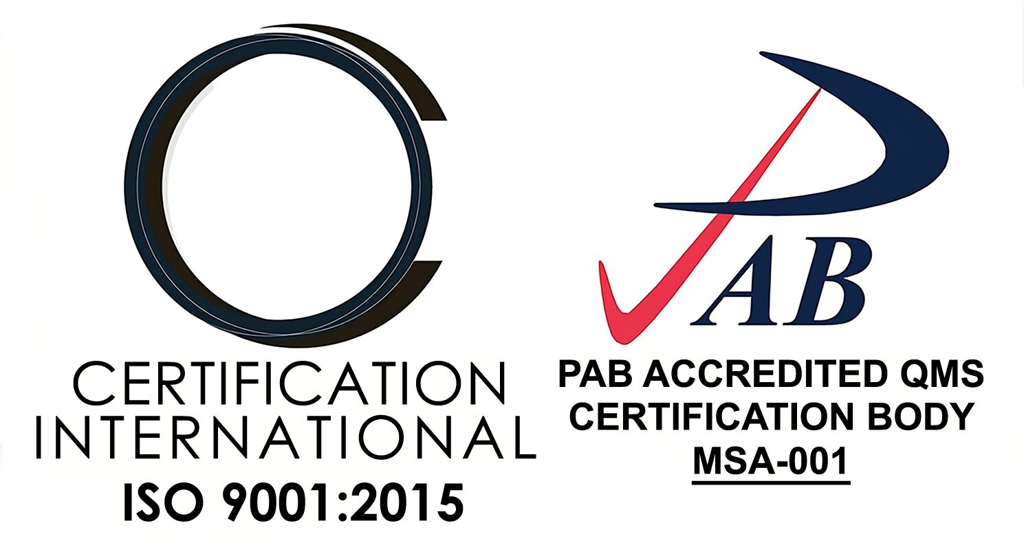 ISO 9001:2015 Certification International and PAB Accredited QMS Certification Body